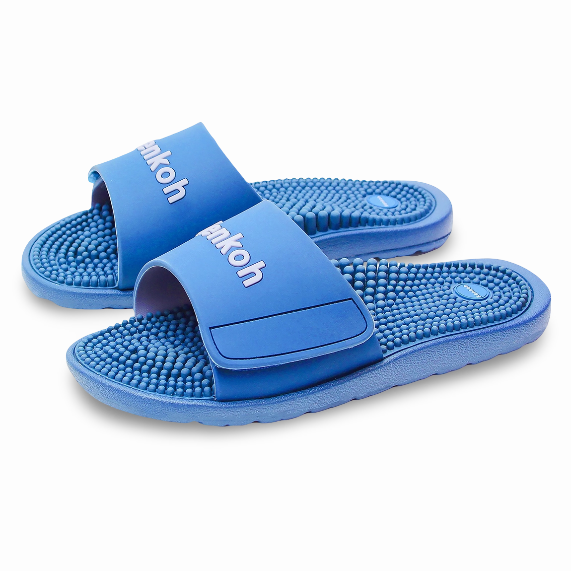 Kaiyo Slide Blue (Women) Closed Toed Wedge Sandals