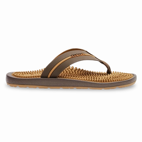 Sandals Hide Toes Kaiyo Thong Brown (Women)