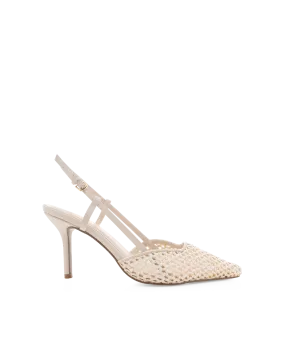 KAMERON - CREAM RAFFIA Photos Of High Heels