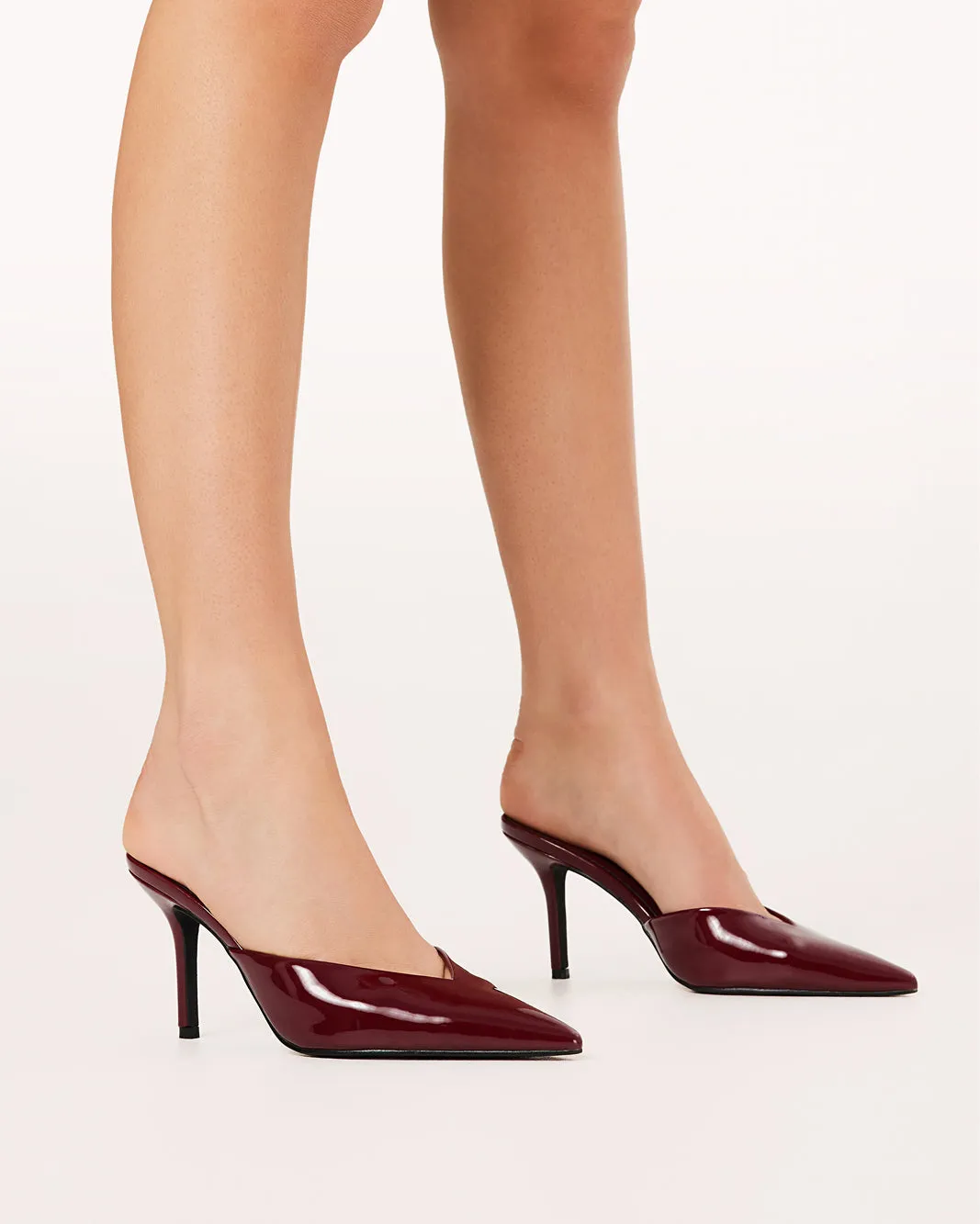 J Renee High Heels KAREY - CHERRY RED PATENT