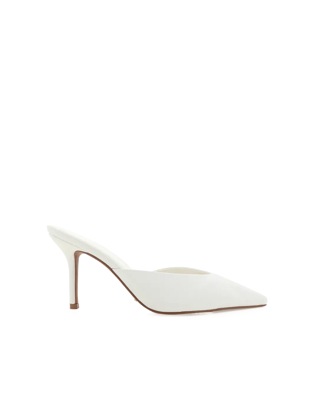 Two Tone Heel Shoes KAREY - WHITE