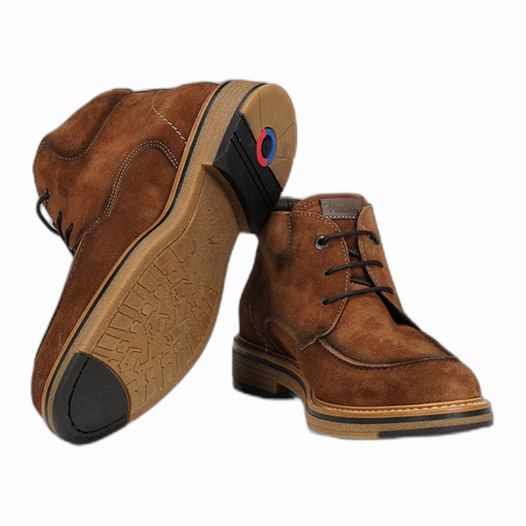 Kasper F1820 Flat Ankle Boots With Zipper