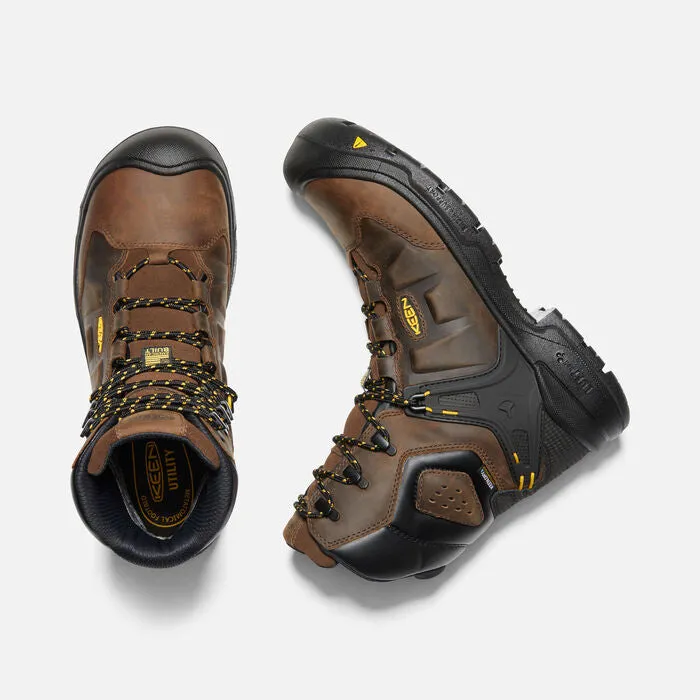 KEEN UTILITY MEN'S DOVER 8" WATERPROOF CARBON-FIBER TOE BOOT European Made Work Boots