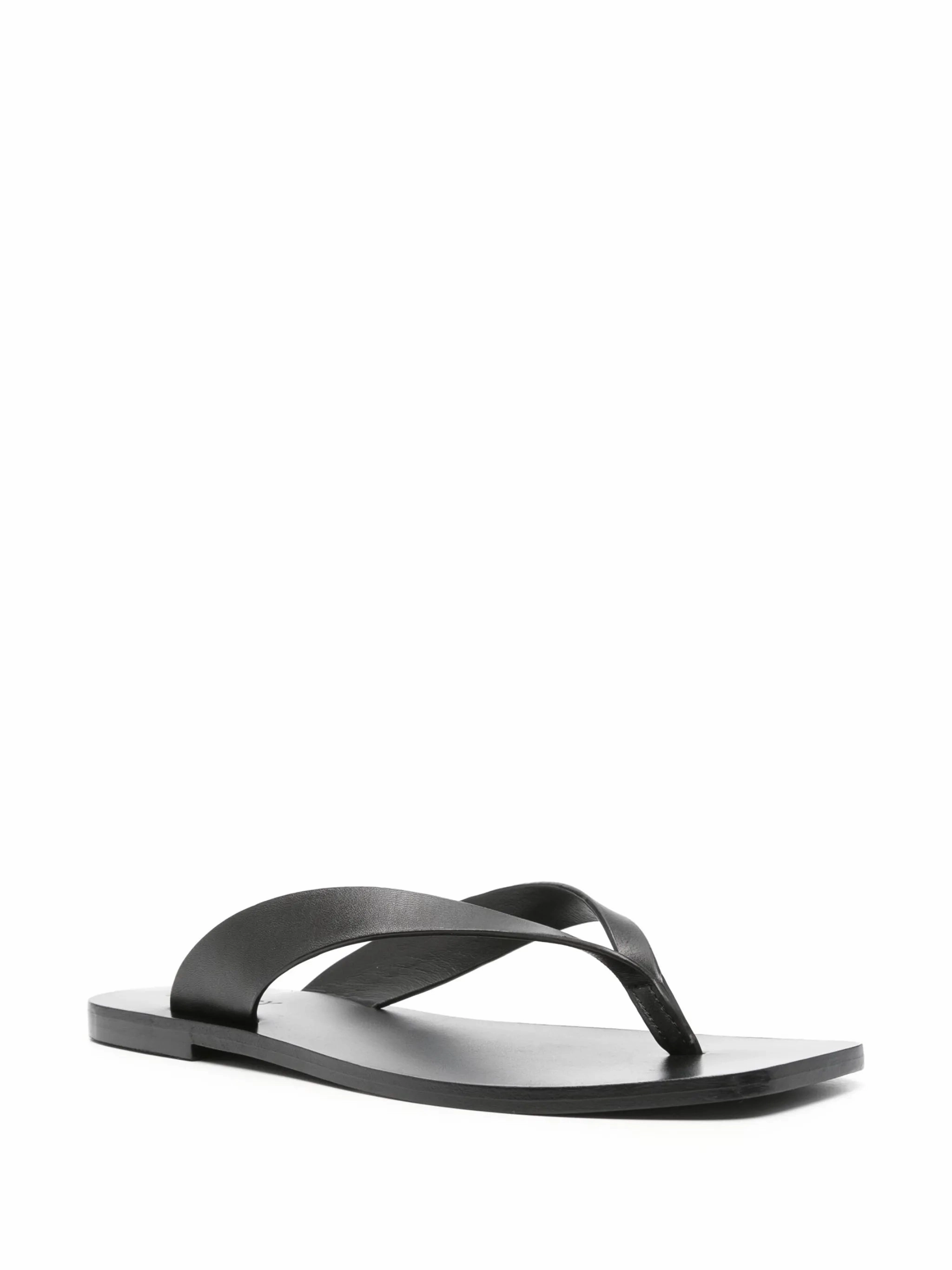 Kinto leather flip flops Ghost Face Slippers