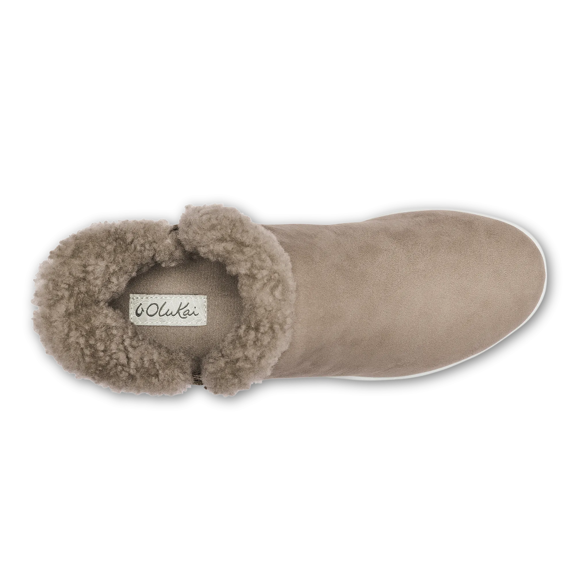 Kmau  -  Taupe Grey / Taupe Grey Coated Leather Trim Chelsea Boots