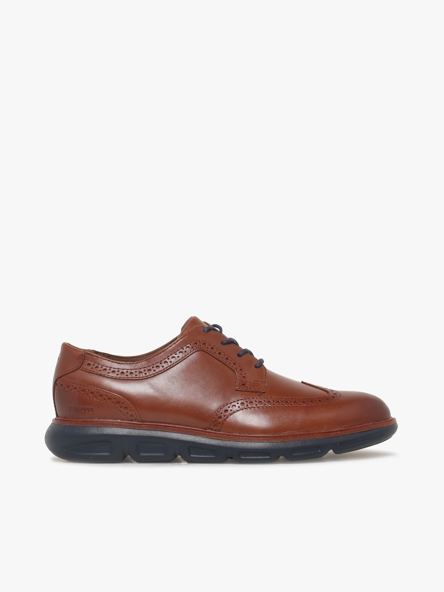 Larkin Wing Tip Tan Leather 204168 Toe Oxford Shoes