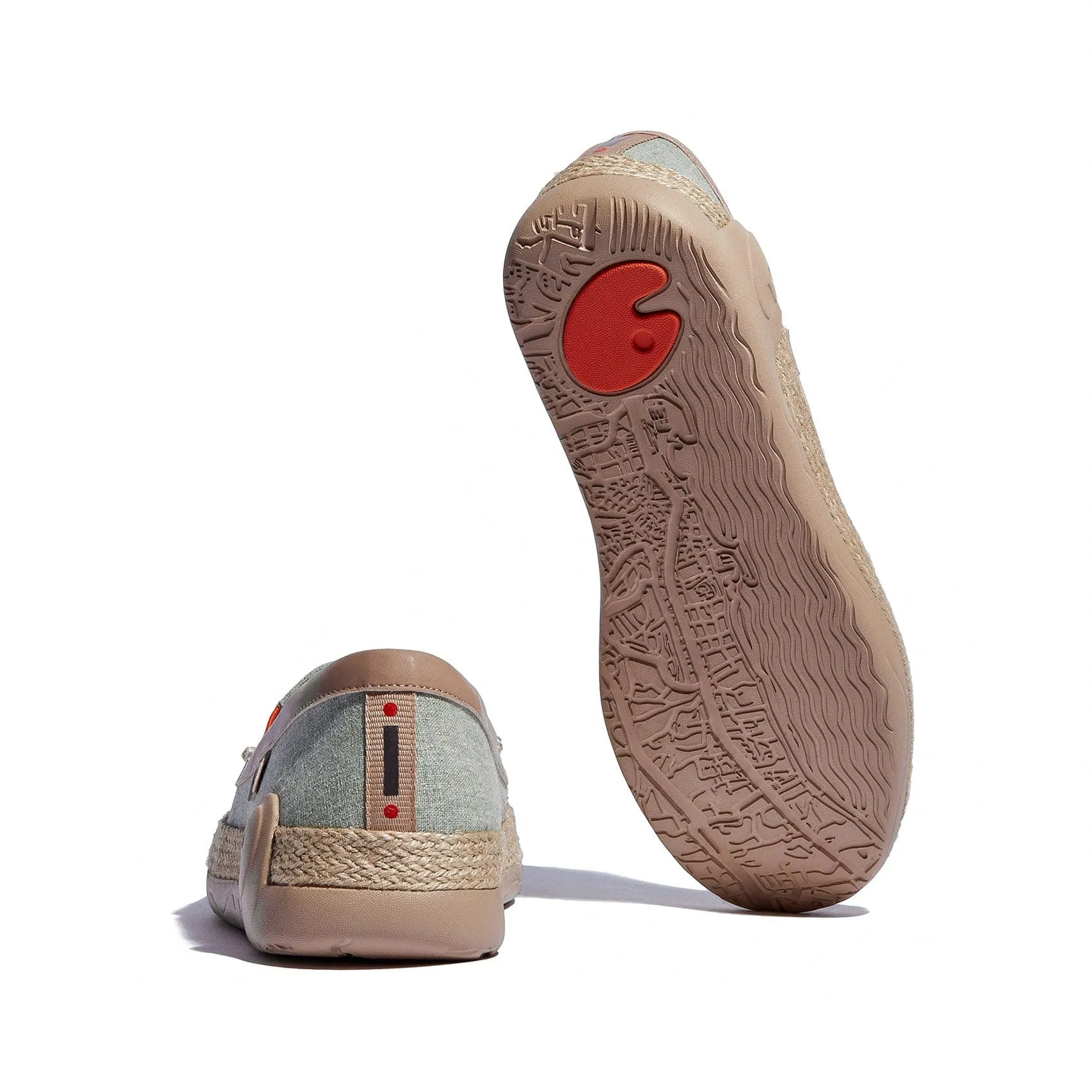 Chanel Camellia Espadrilles Light Green Marbella V Women