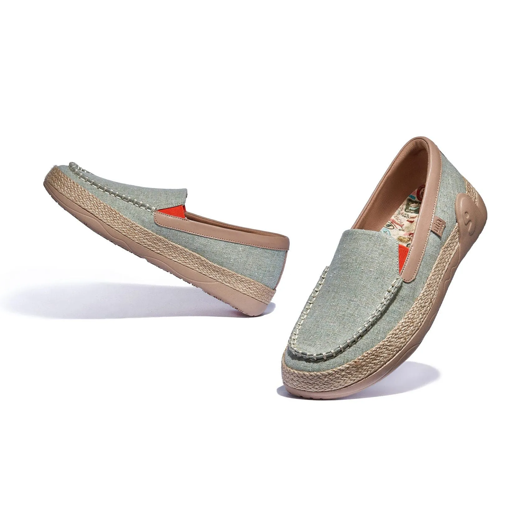 Coach Miles Espadrille Loafer Light Green Marbella V Women