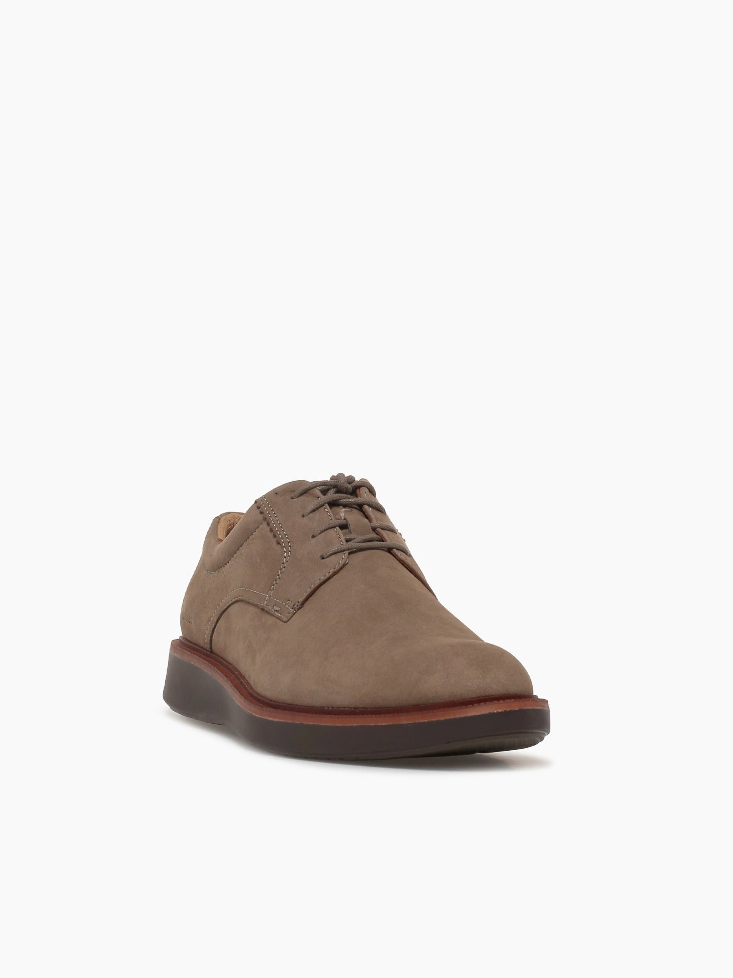 Xc Parker Plain Toe Taupe Nbk 204384 Wedge Platform Oxfords