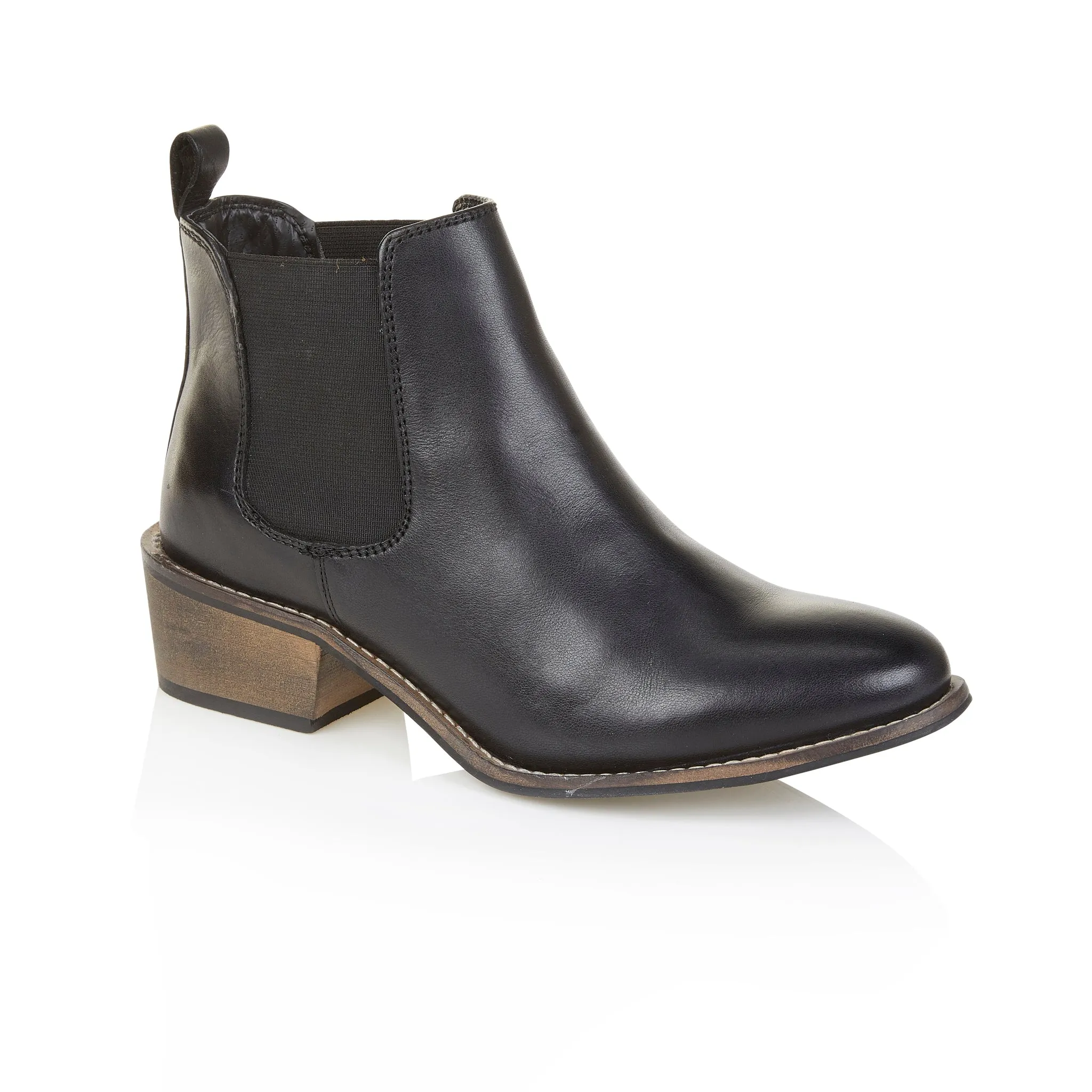 Layla Leather Chelsea Boots - Black Formal Chelsea Boots For Men
