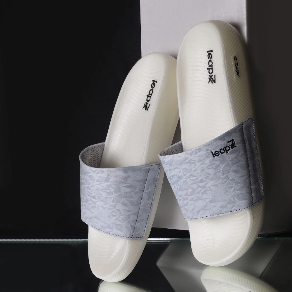 Leap7x By Liberty Men NITWALK-2 L.Grey Casual Slides Type Slippers