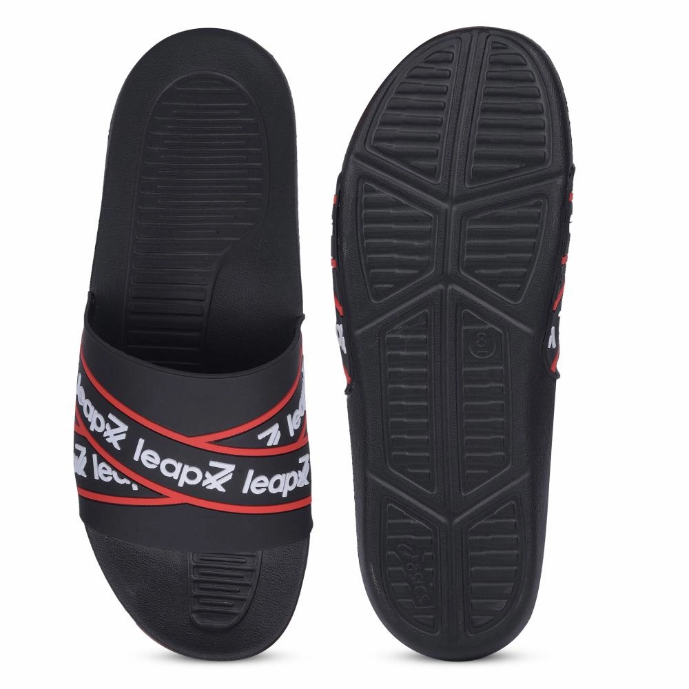 Leap7x By Liberty Mens OTTO Black Bin Slippers Clip Art Slippers