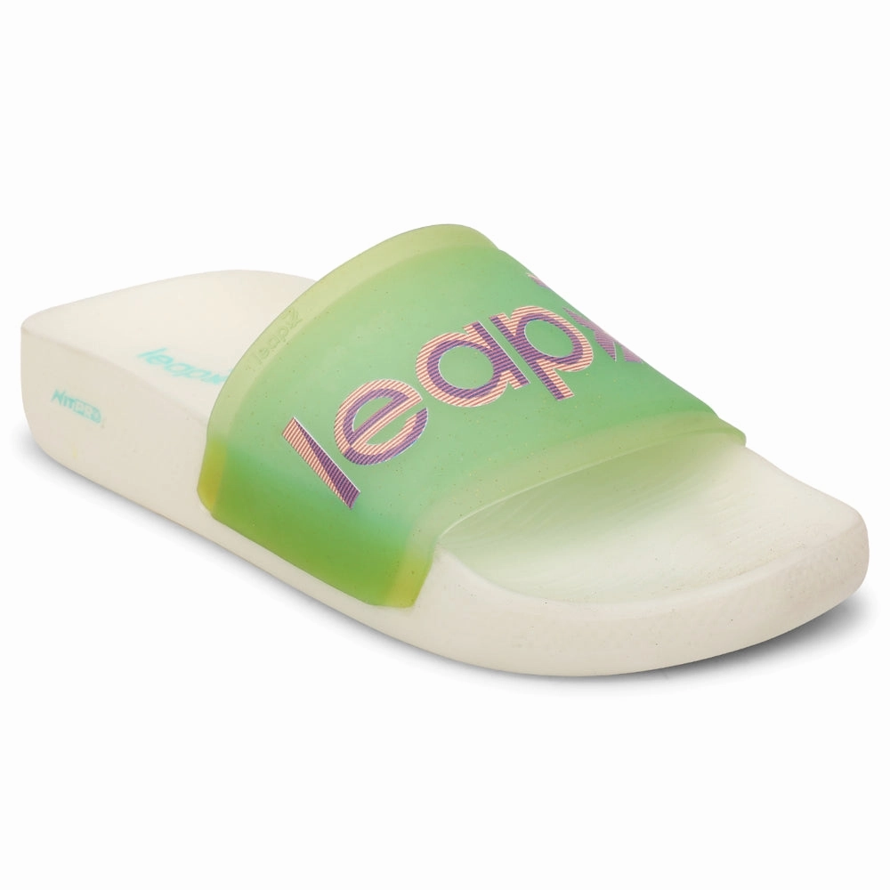 Leap7x NITPRO Casual Sea Green Slides For Women NITWALK-L9 By Liberty Fear Of God Slippers