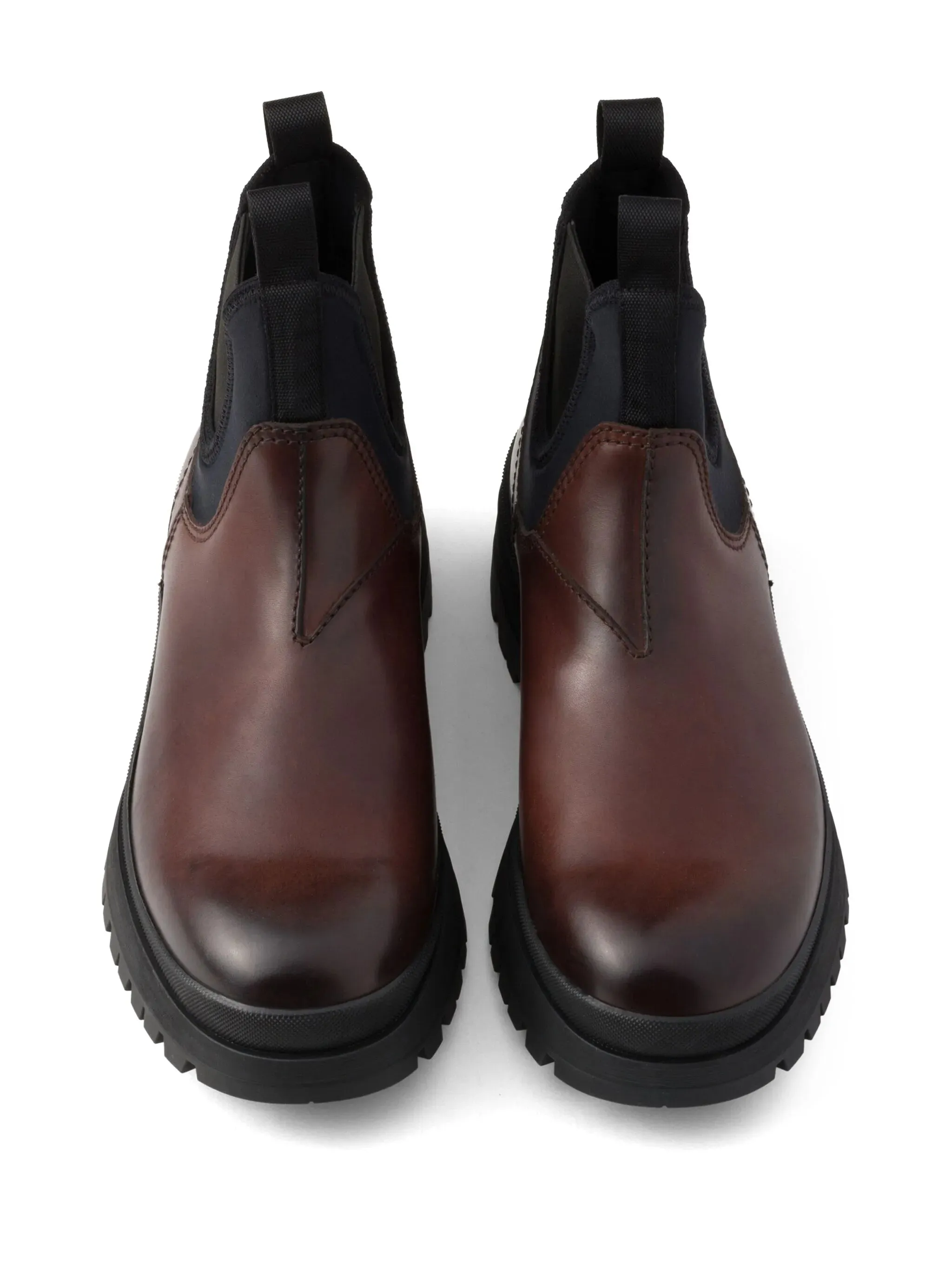 leather Chelsea boots Wide Fit