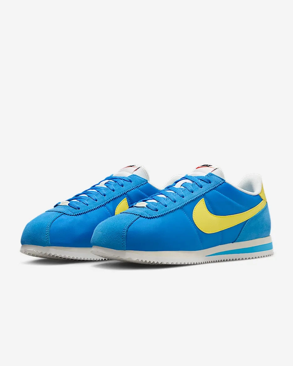New Tennessee Vols Nike Shoes Nike "Cortez TXT" M - LT Photo Blue / Lightening-Sail