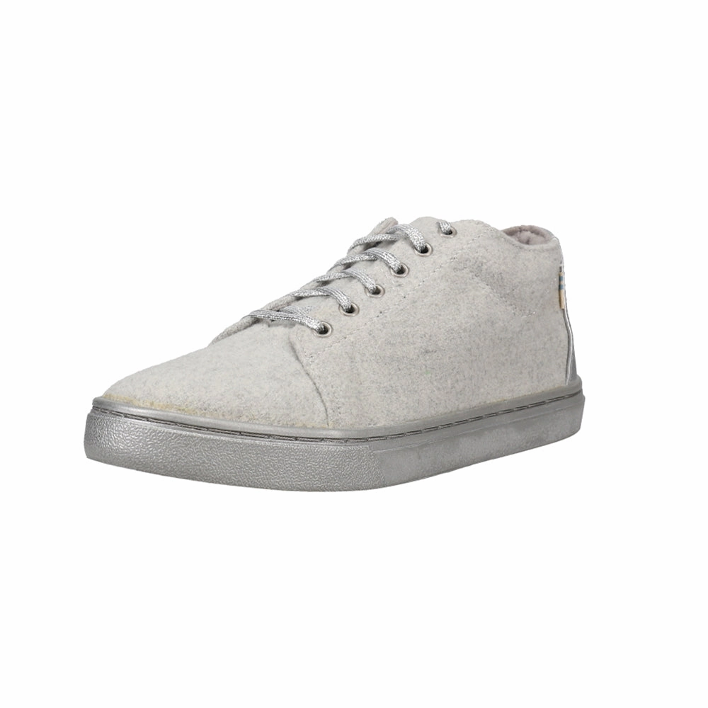 Lenny Mid Metallic Lace Up Sneakers (Little Kid-Big Kid) Work Sneakers