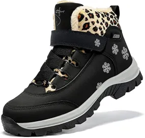 Hiking Boots Wolverine Women's Snow Boots Waterproof Winter Boots Non Slip Durable Warm Booties Comfortable Outdoor Shoes