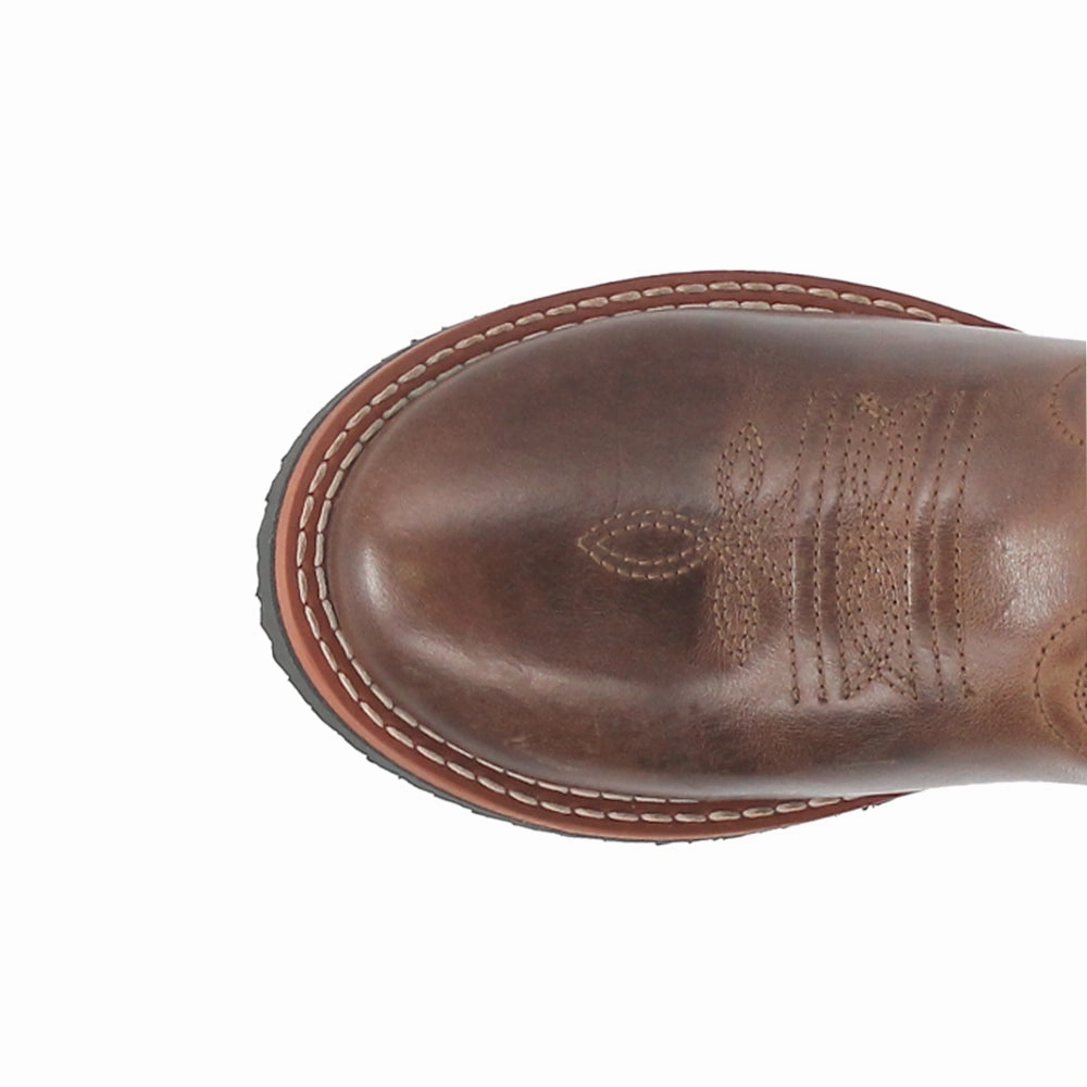 Lil' Dawson Embroidered Round Toe Cowboy Boots (Little Kid-Big Kid) Dress Ankle Boots