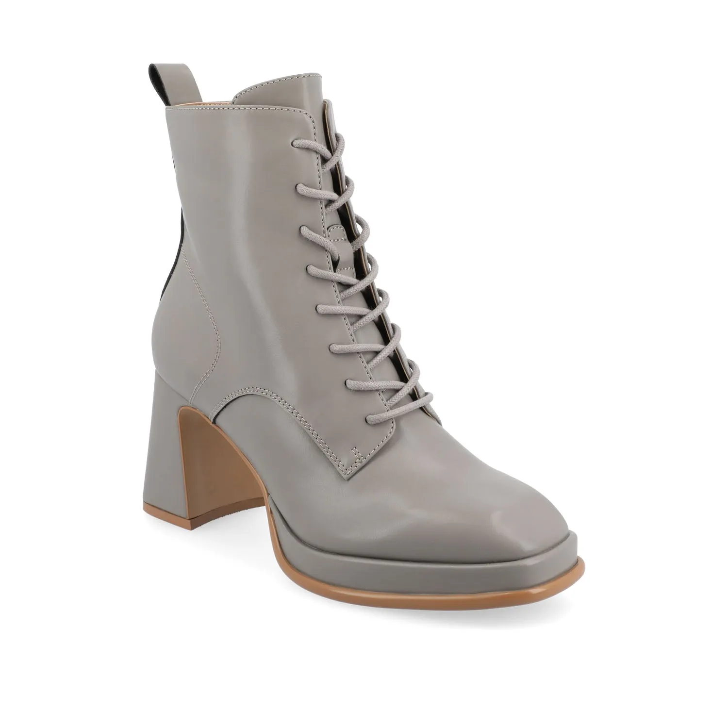 KALINDI LACE-UP BOOTIES IN WIDE Justice Combat Boots
