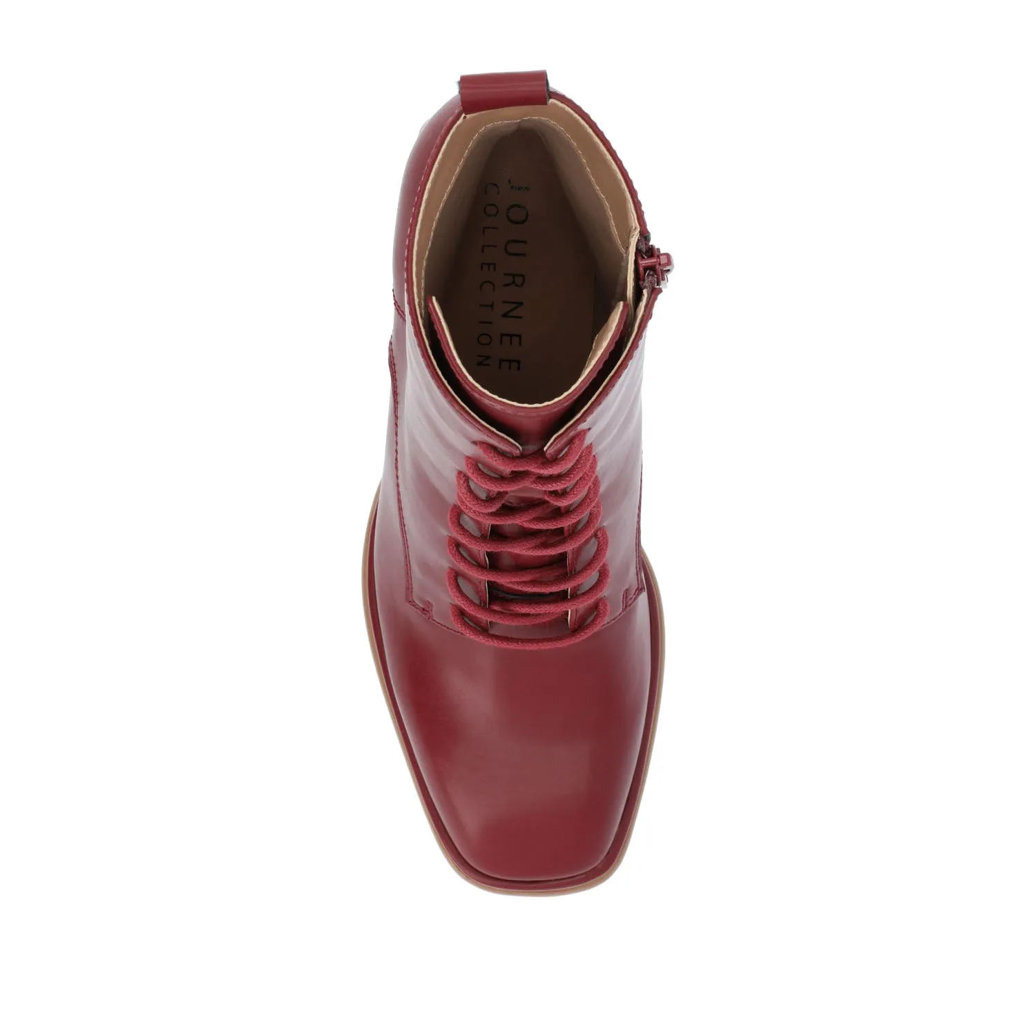 High Heel Platform Combat Boots KALINDI LACE-UP BOOTIES IN WIDE