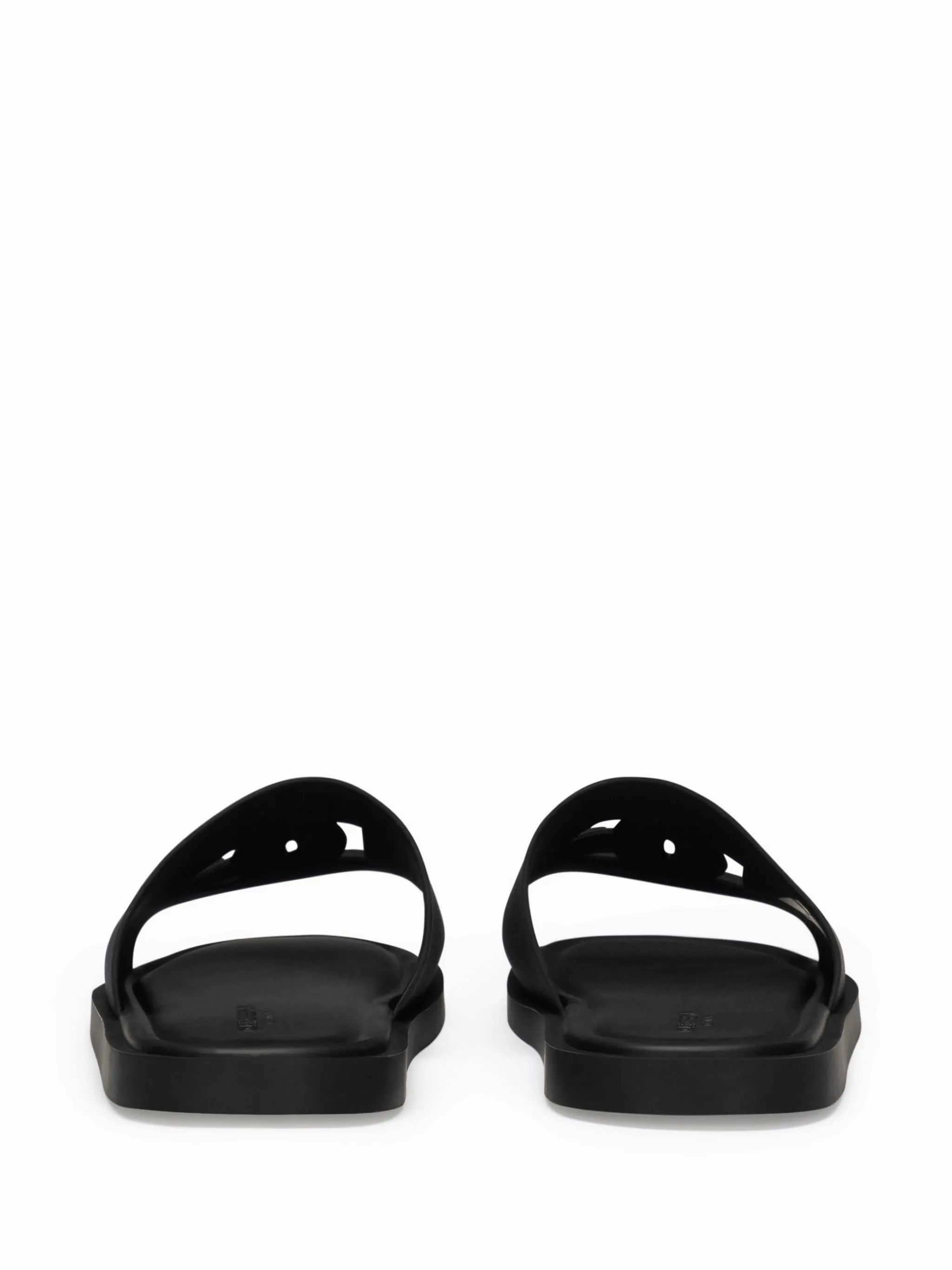 logo-embossed open-toe slides Eye Slippers