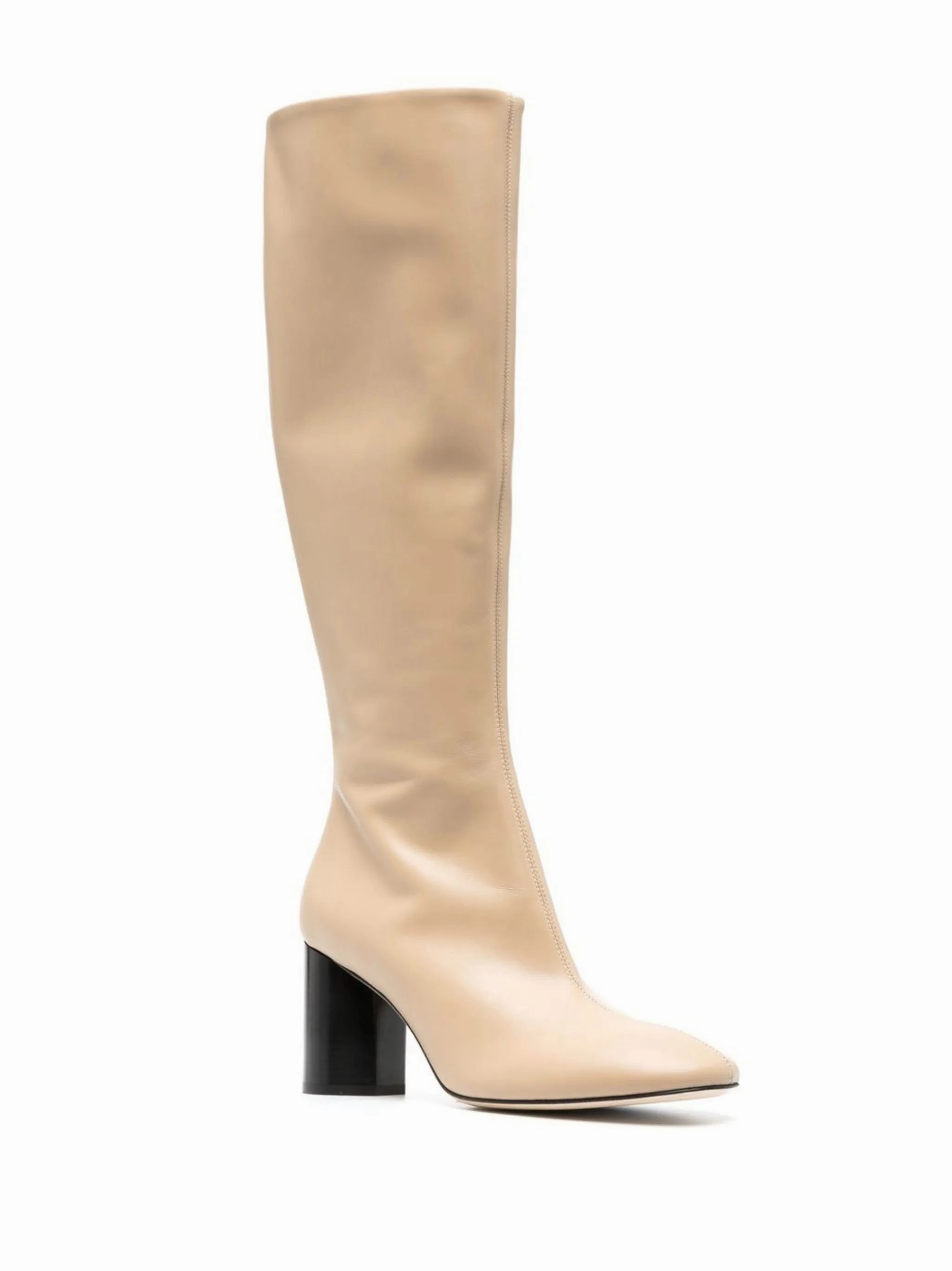 Ariana leather boots High Heel Ankle Boots With Zip