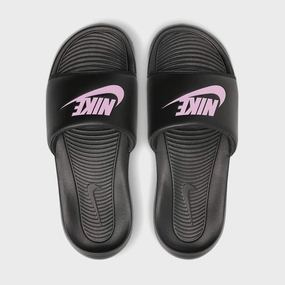 Nike Womens Victori One Slides Black Real Rat Slippers