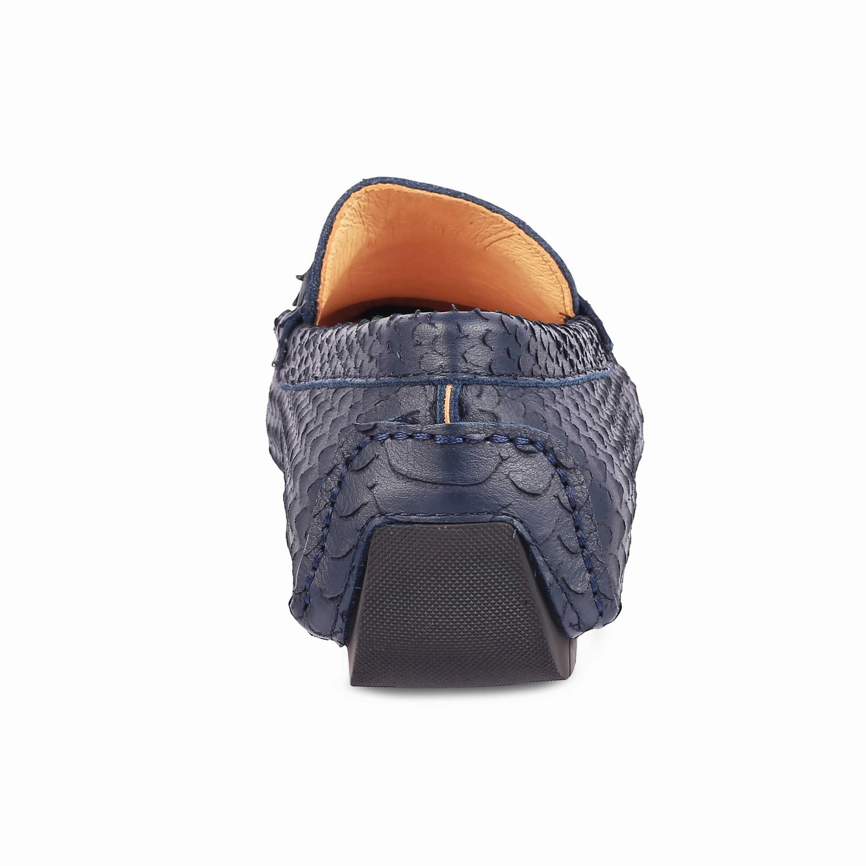 Loafers Princetown Fur Tresmode Sofi Blue Men's Leather Driving Loafers