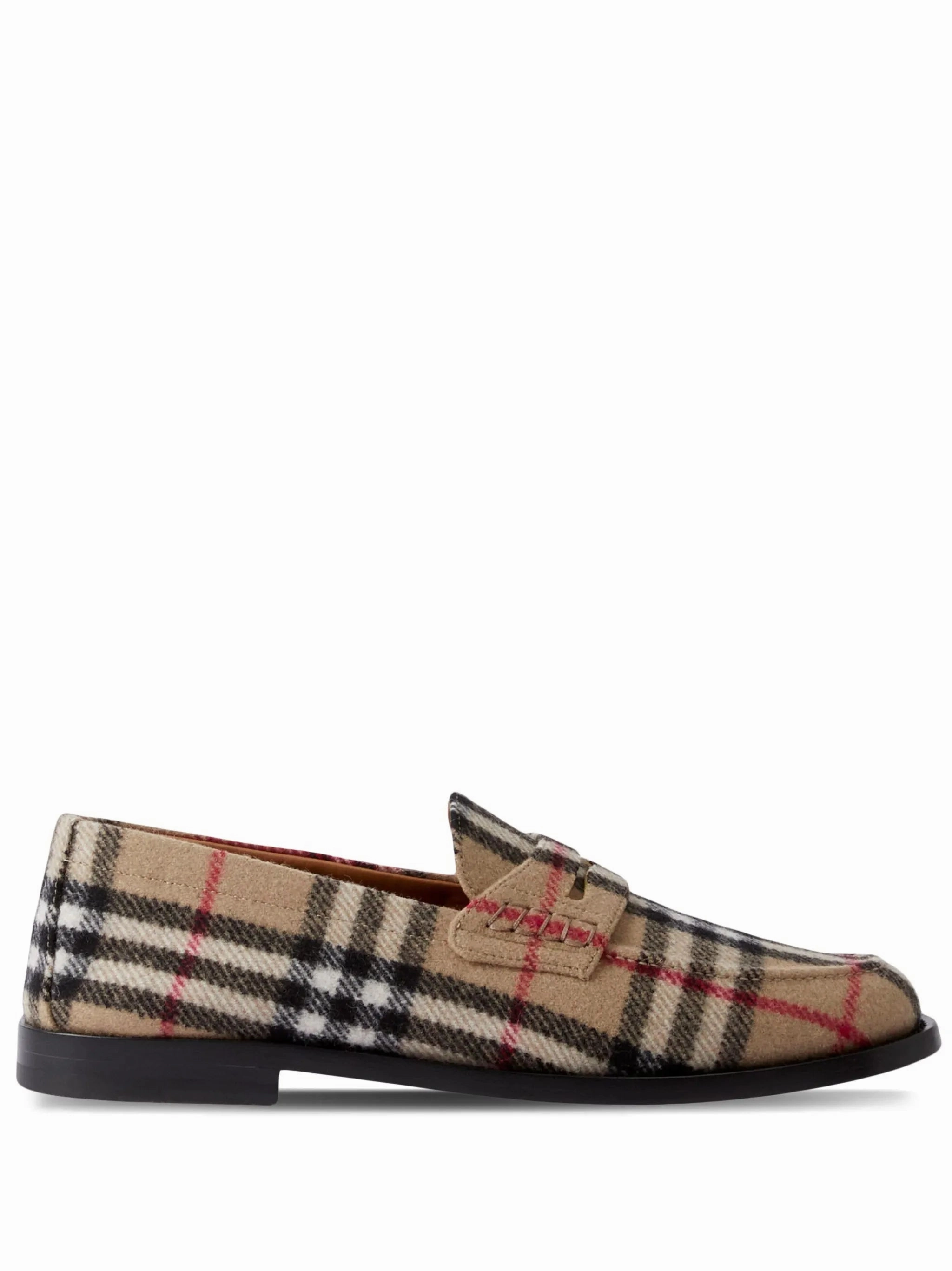 check wool loafers Keds Loafers