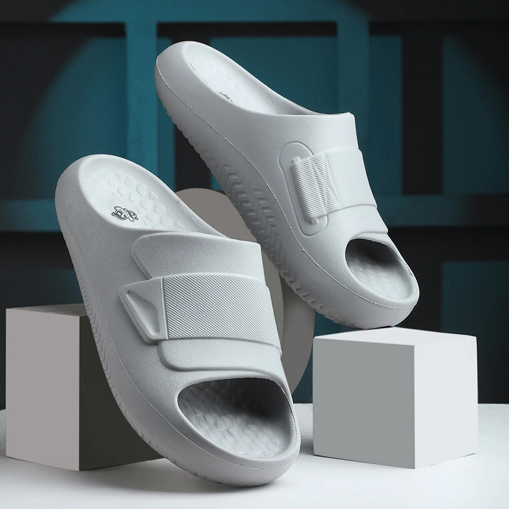 A-HA Grey Casual Slides For Men DREAMWALKM By Liberty Tasman Slippers Sand