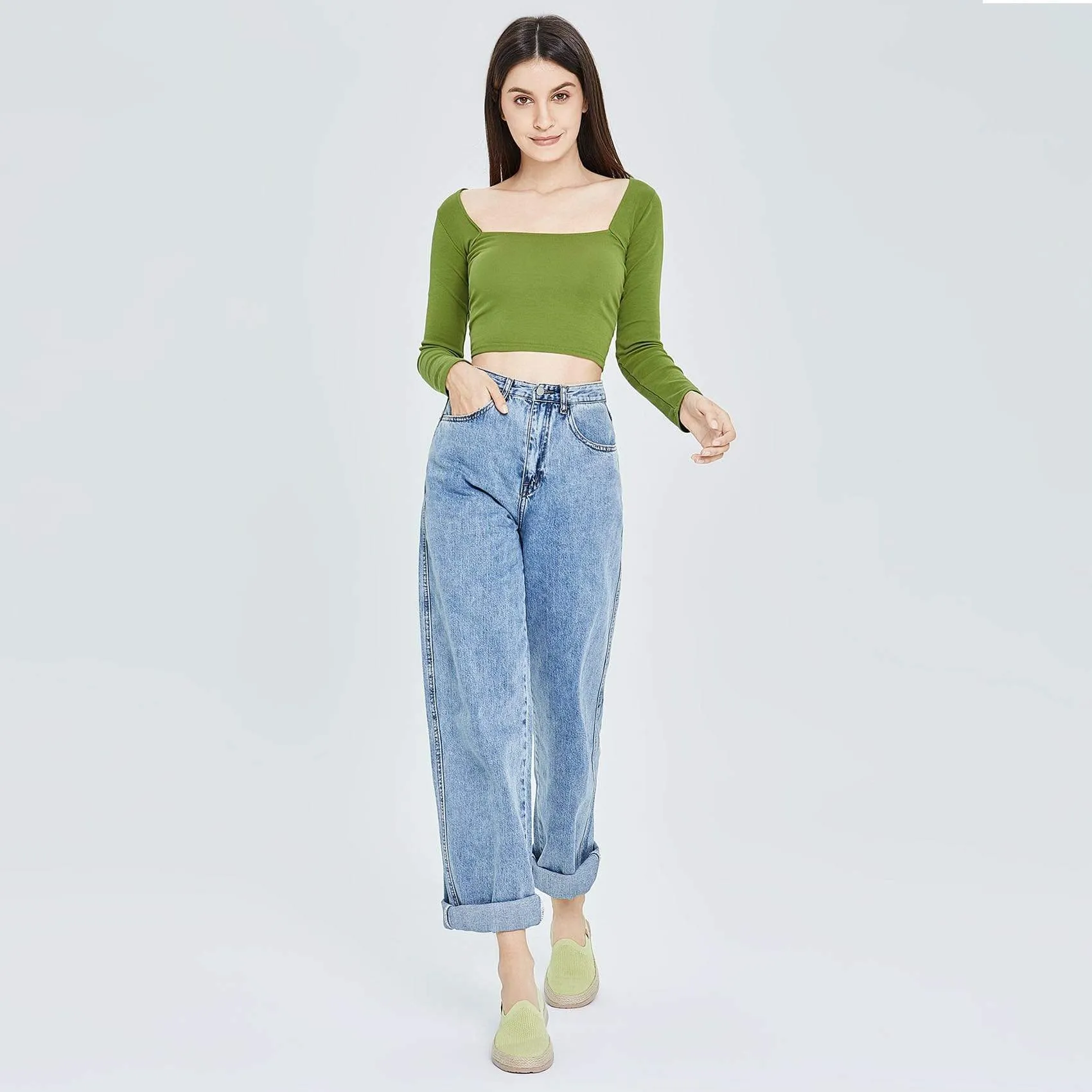 Eileen Fisher Willow Wedge Espadrille Marbella II Light Green