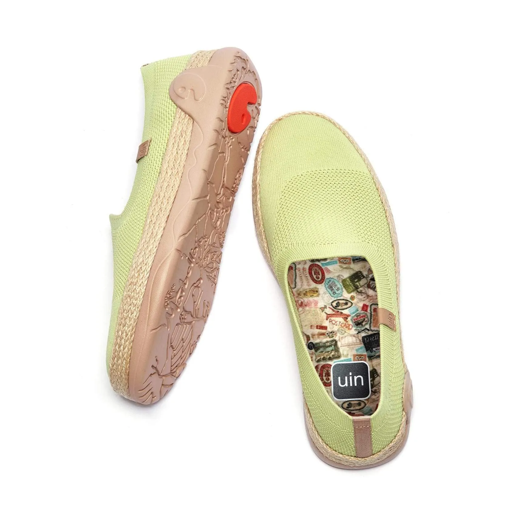 Marbella II Light Green Espadrille Capodarte