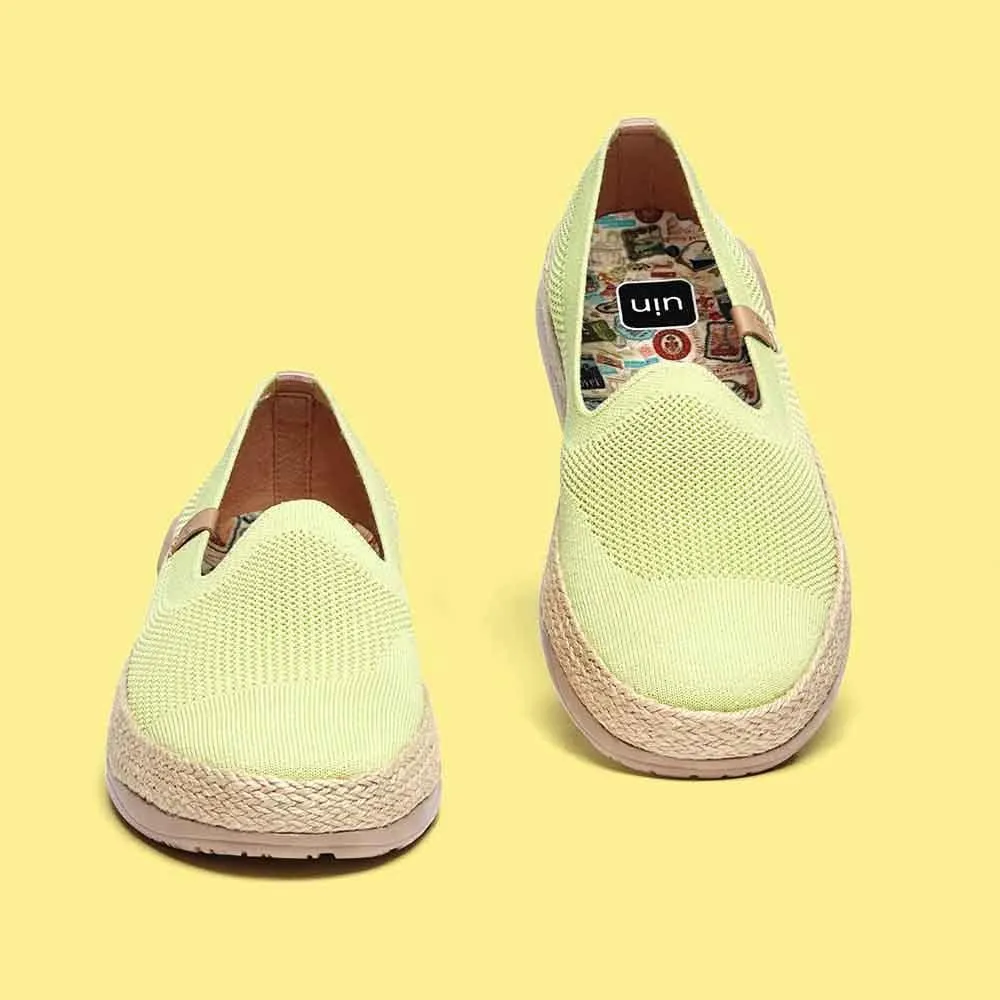 Marbella II Light Green Print Espadrilles