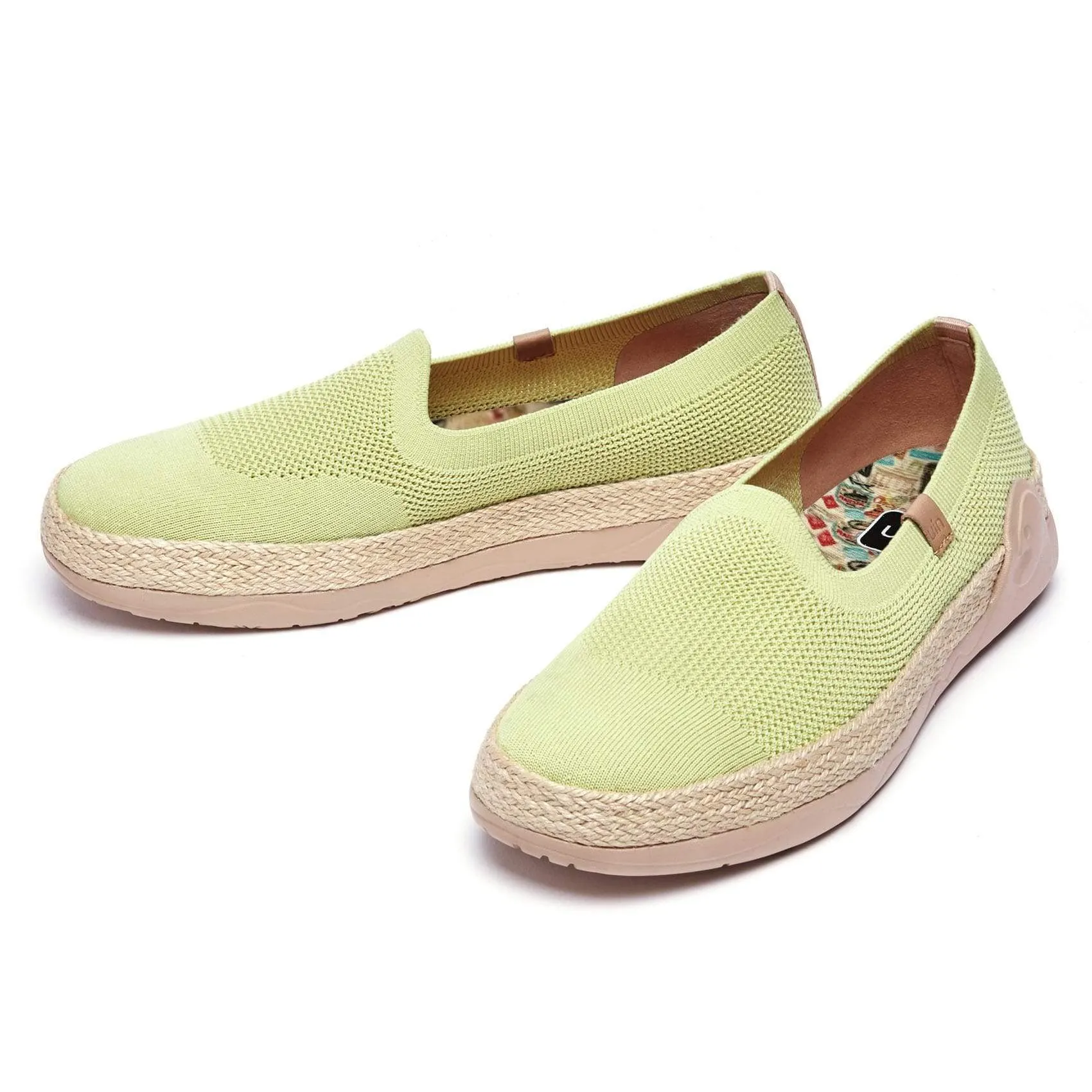 Marbella II Light Green Christian Louboutin Espadrille Flats