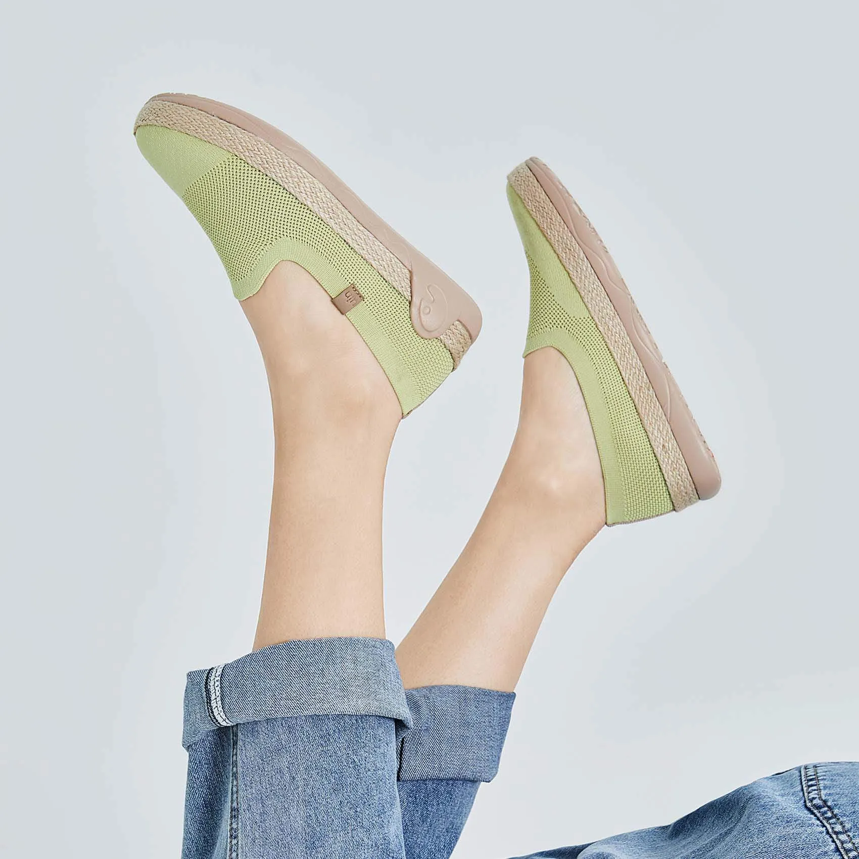 Marbella II Light Green Abercrombie Espadrilles