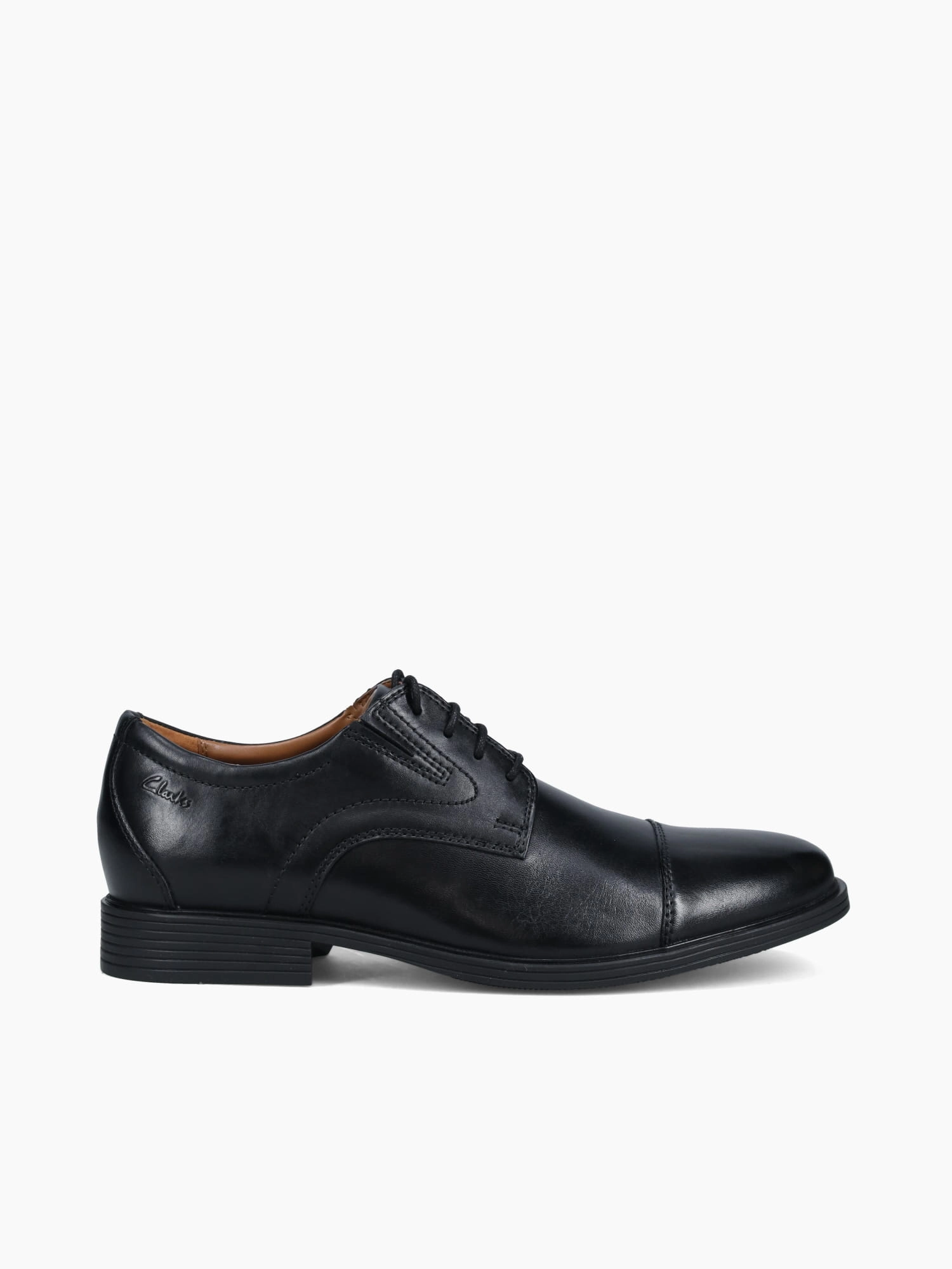 Whiddon Cap Black Lea Sole Oxfords