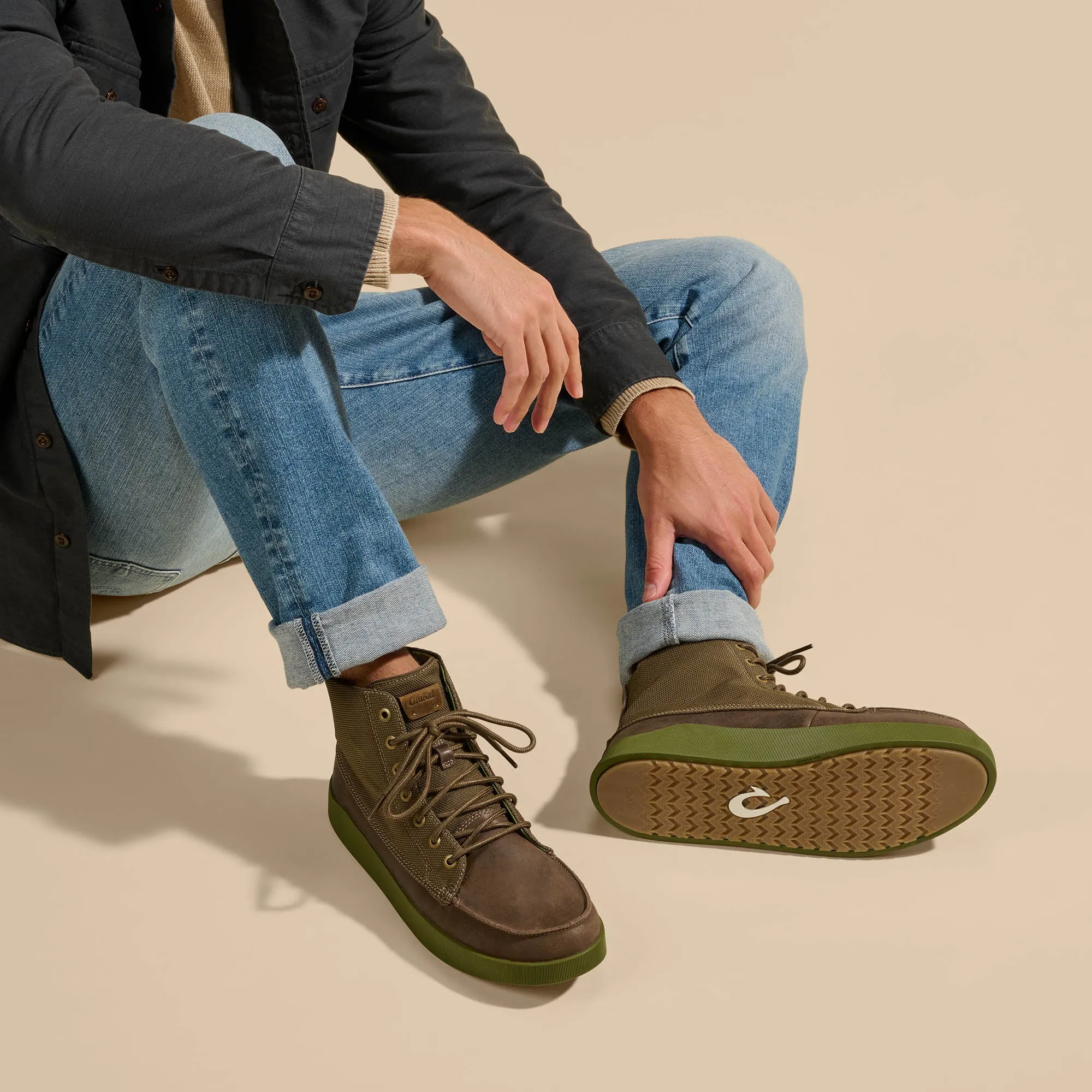 Combat Boots With Pouch On Side Mlina - Mustang Hanu