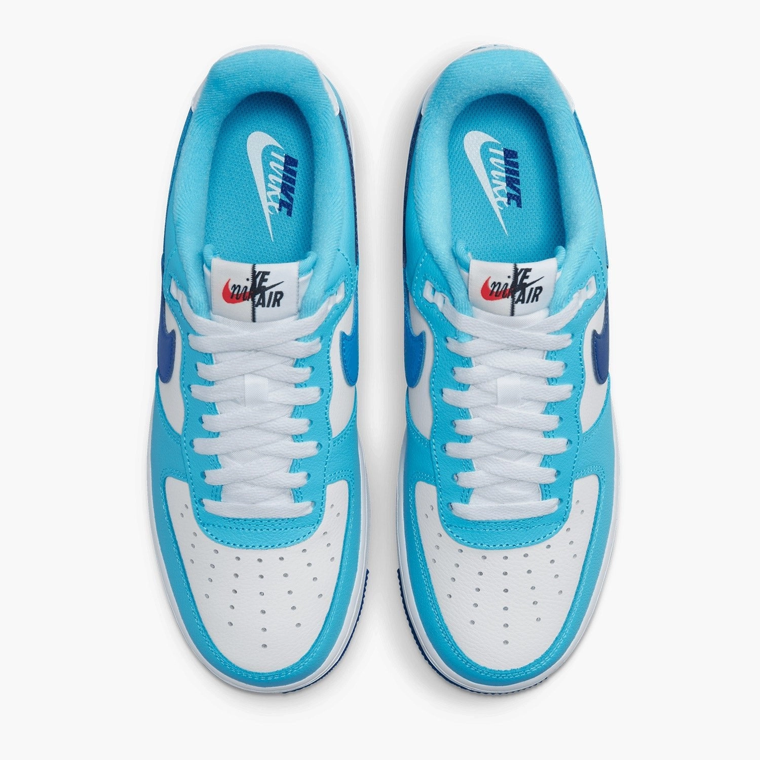 Men's Air Force 1 `07 LV8 Split "Light Photo Blue" Nike Football Shoes Cristiano Ronaldo