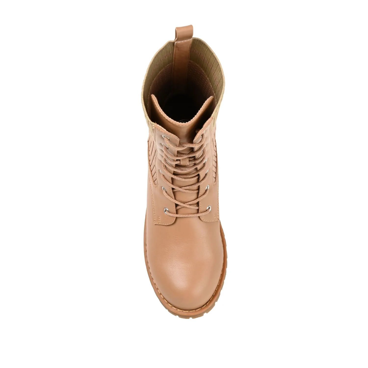 Combat Boots Vs Chelsea Boots MELEI LACE UP BOOTS IN VEGAN LEATHER