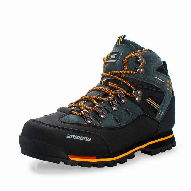 Men Breathable Outdoor Hiking Shoes Camping Mountain Climbing Hiking Boots Men Waterproof Sport Fishing Boots Trekking Sneakers Berluti Hiking Boots