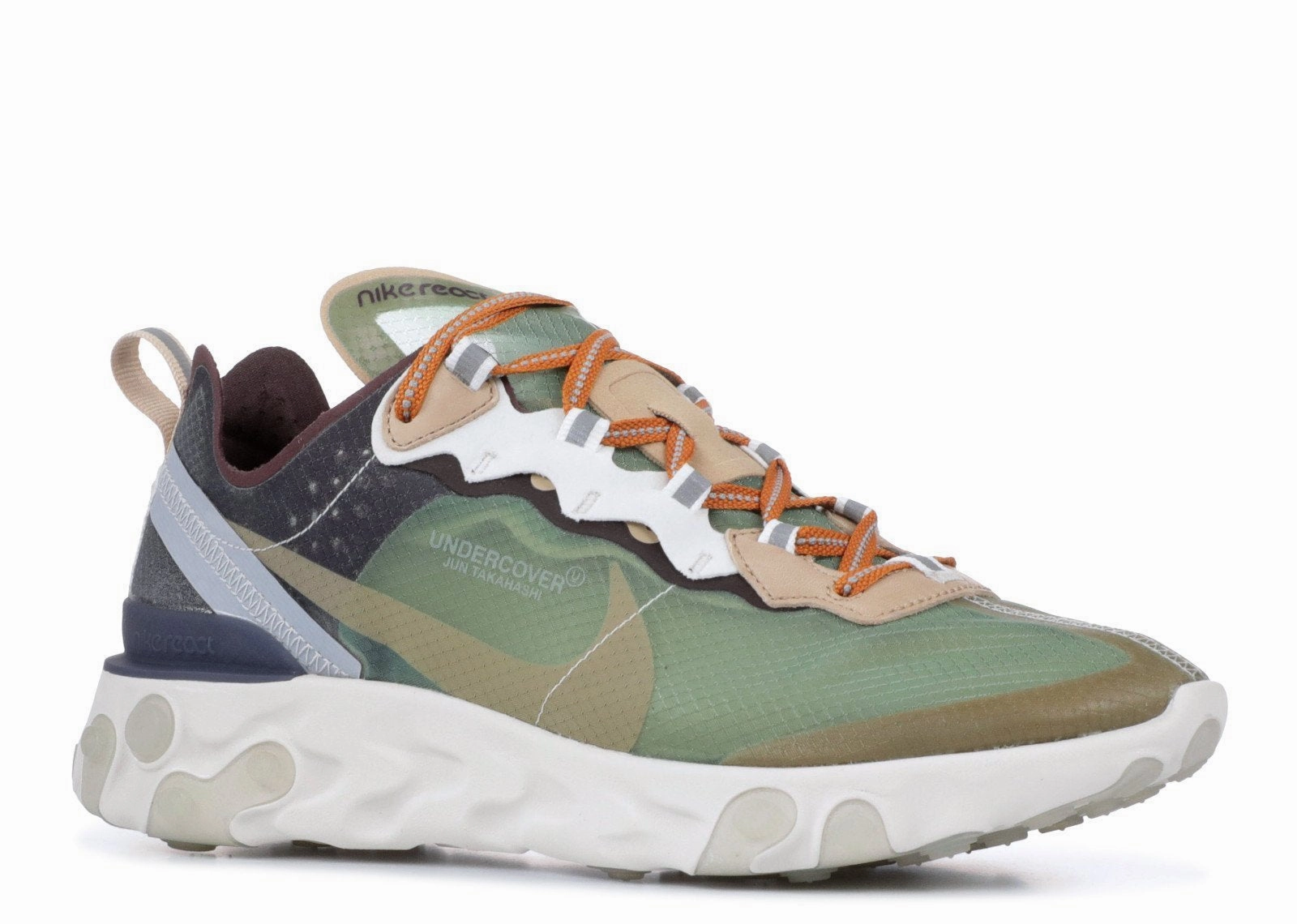 Shoe Sizing Chart Nike Men NIKE React Element 87 Undercover Green Mists