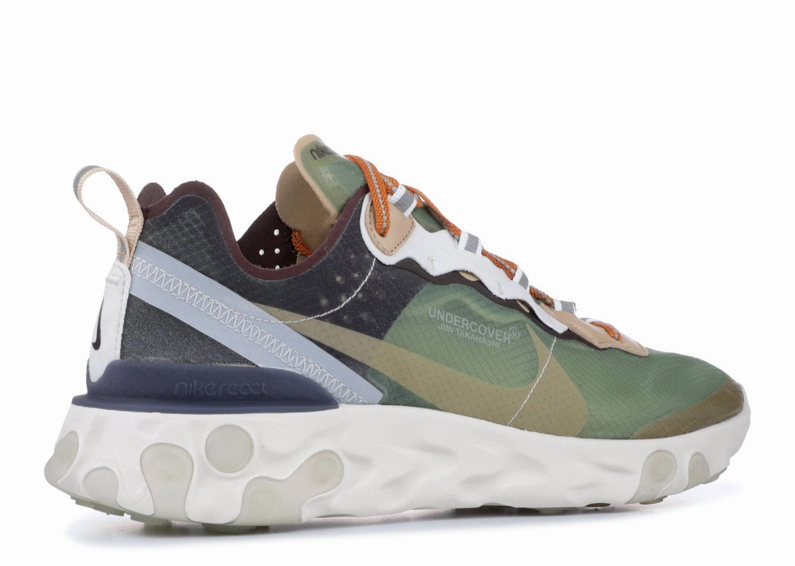 Men NIKE React Element 87 Undercover Green Mists Nike Shoes Custom