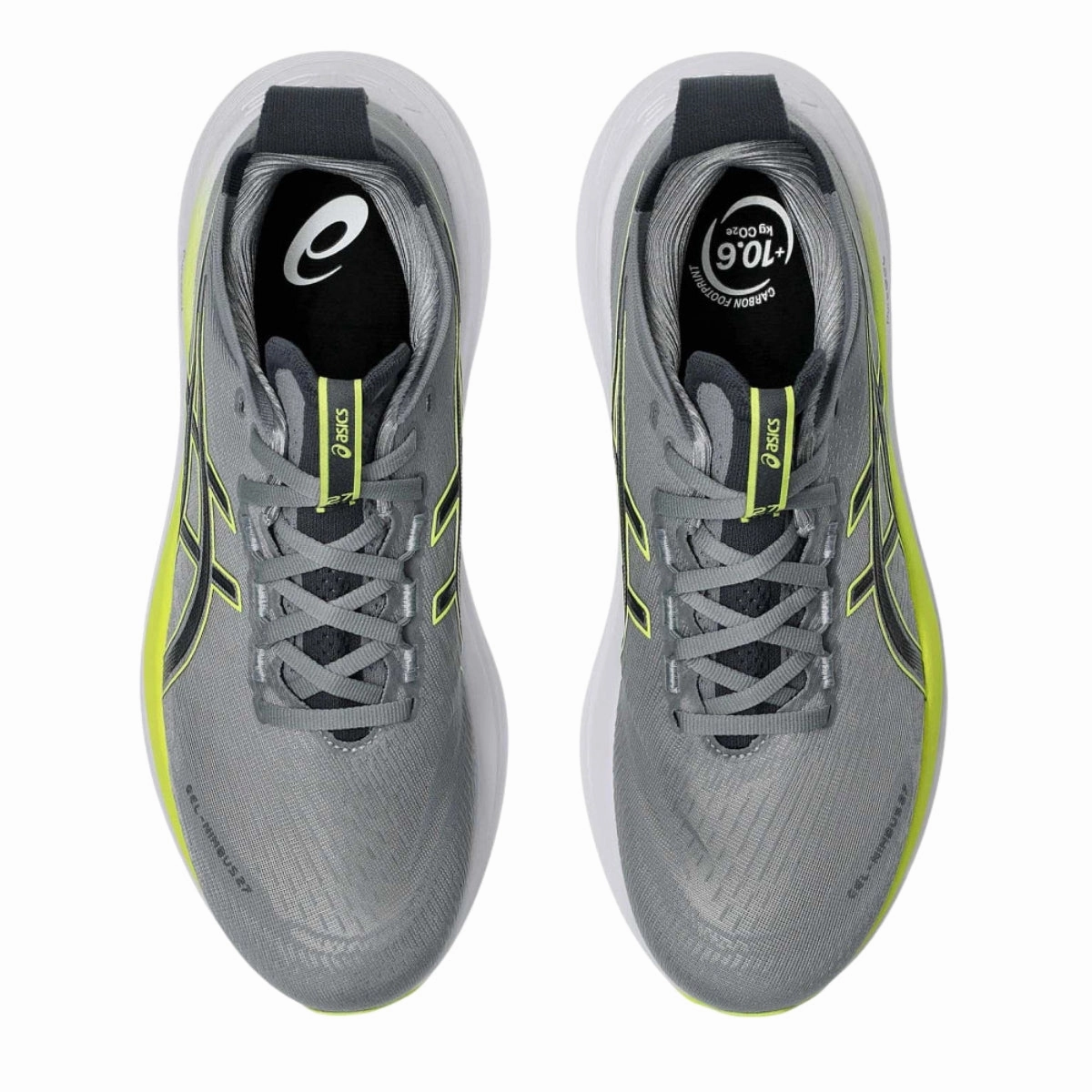 Asics High Stability Running Shoe Men's - ASICS Gel Nimbus 27 - Gravel/Carrier Grey