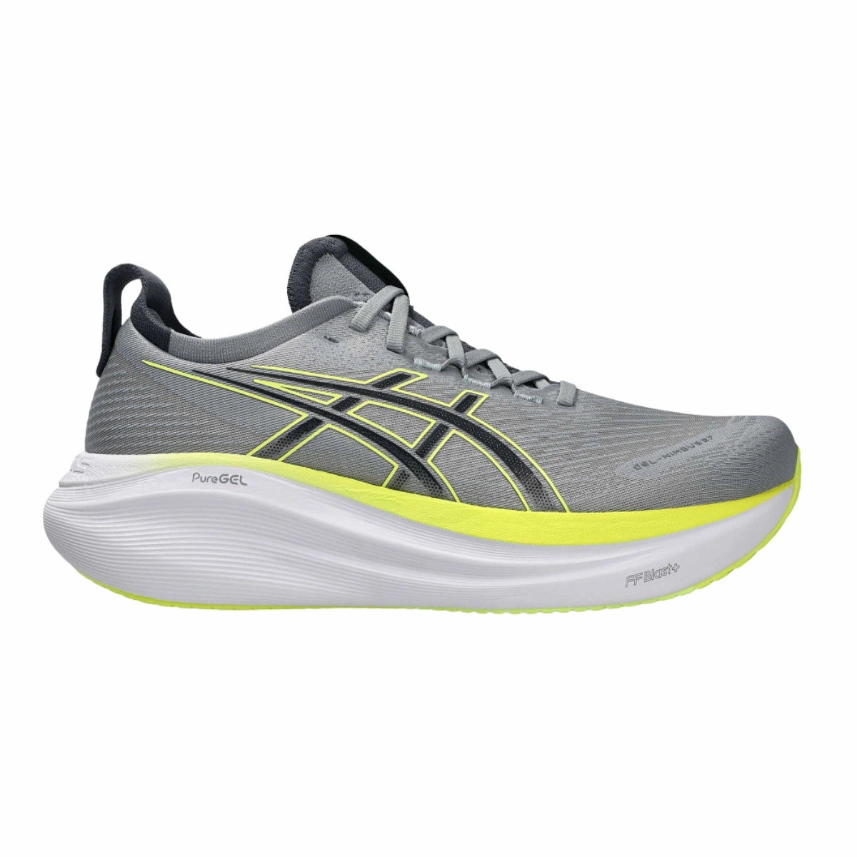 Asics Shoes For Pickleball Men's - ASICS Gel Nimbus 27 - Gravel/Carrier Grey