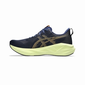 Men's - ASICS Novablast 5 - Indigo Blue/Amber Asics Running Shoes Specials