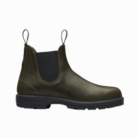 Men's Classic 2052 Chelsea Boot Spiked High Heel Ankle Boots