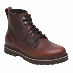 Men's Highwood Lace Mid Ankle Boots With Ribbon Laces