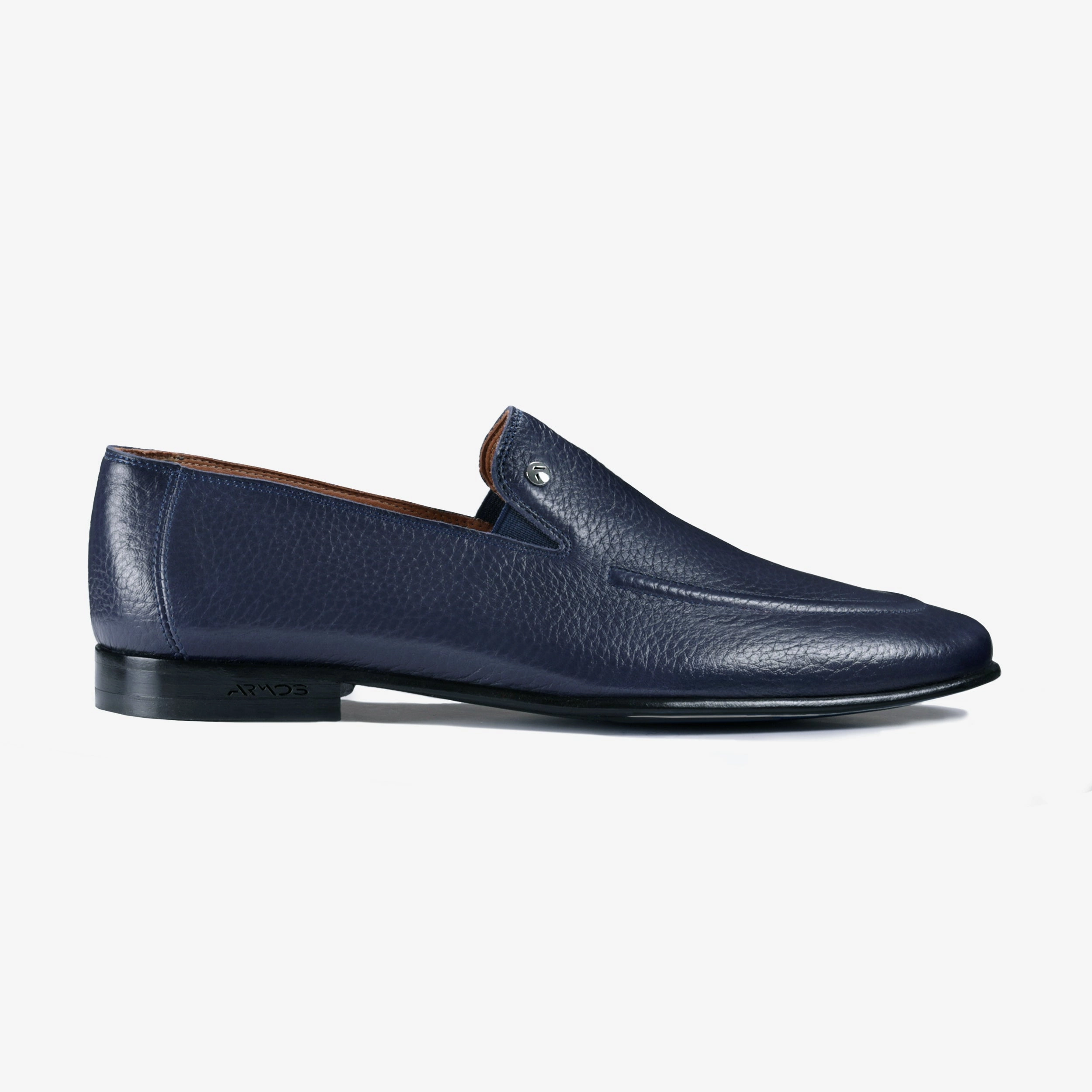 Men's Navy Blue Leather Loafer Loafers Dupes