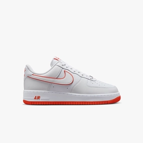 Men's Nike Air Force 1 `07  "White Picante Red" Nike Low-top Sneakers Running Shoes
