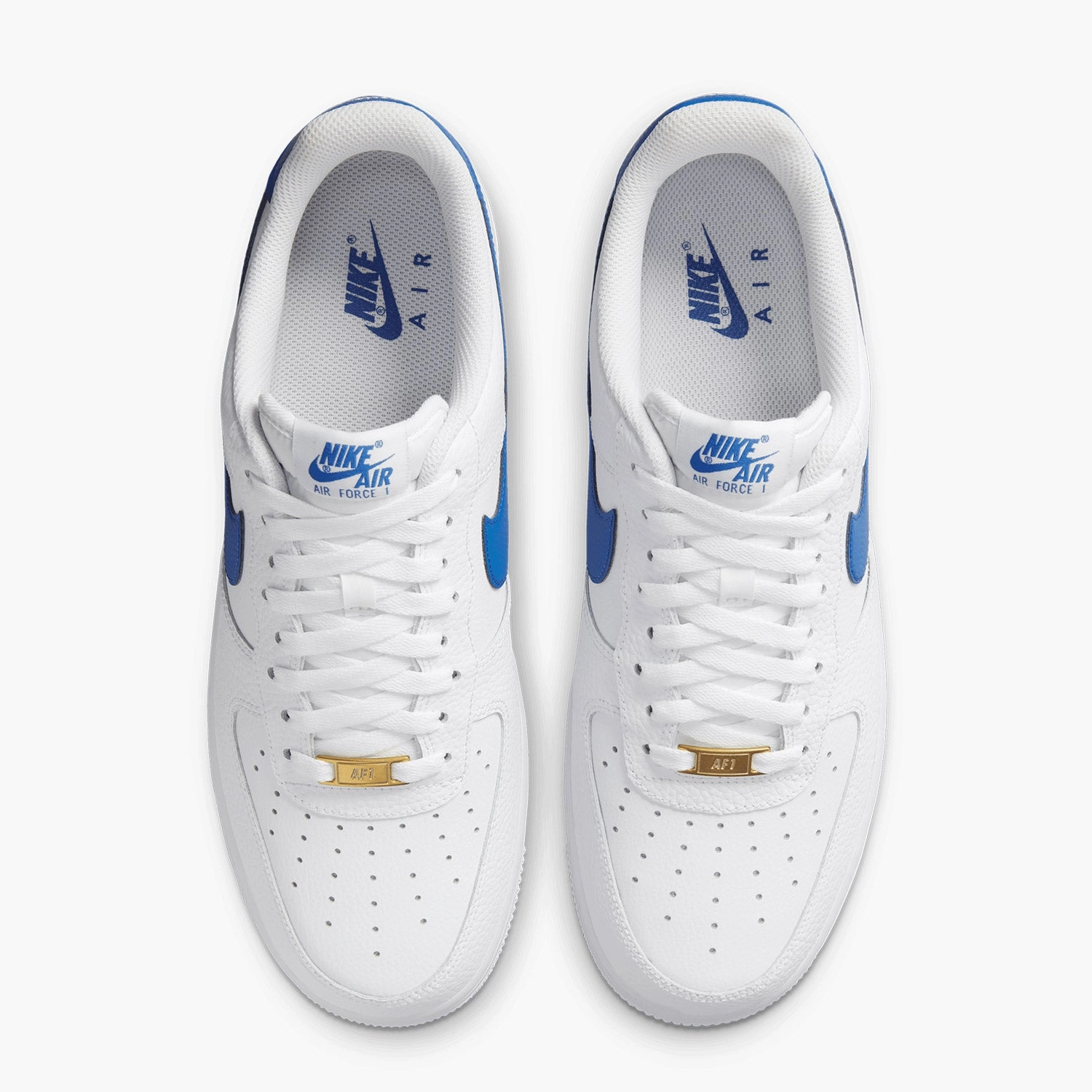 Men's Nike Air Force 1 `07 "White Royal Blue" Derek Jeter Nike Shoes